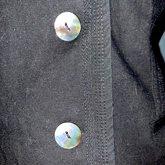 JJill LINEN Spring Blazer Shell buttons Sz 8 - Picture 3 of 6